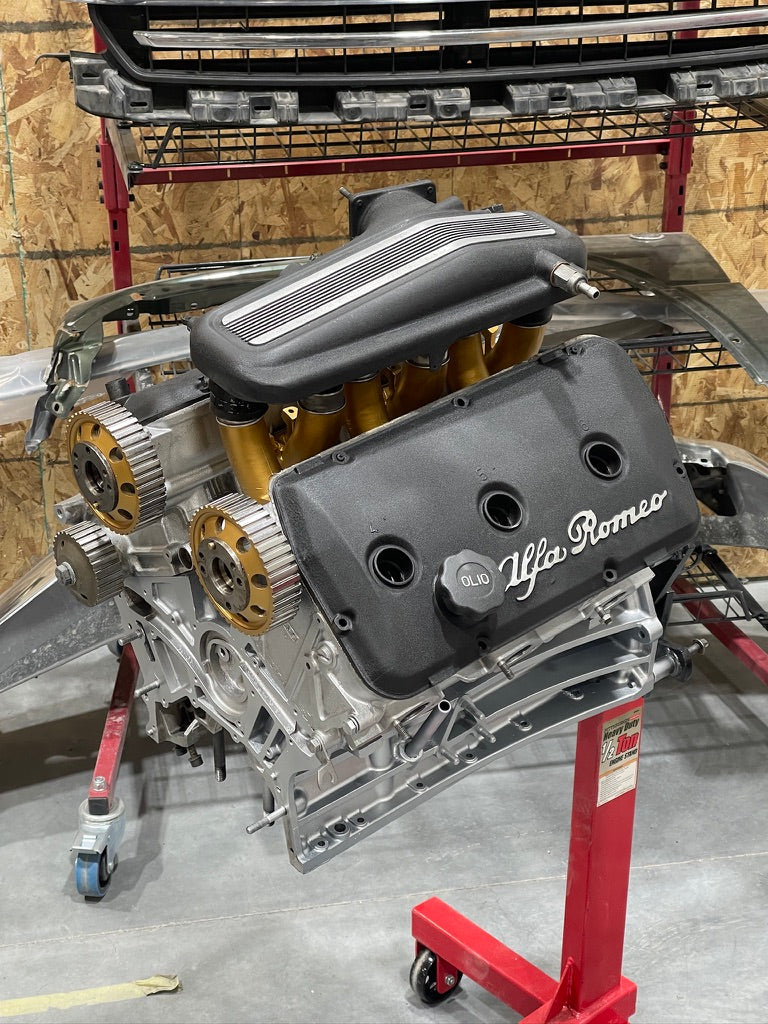 Alfa Romeo 2.5 liter busso engine long block
